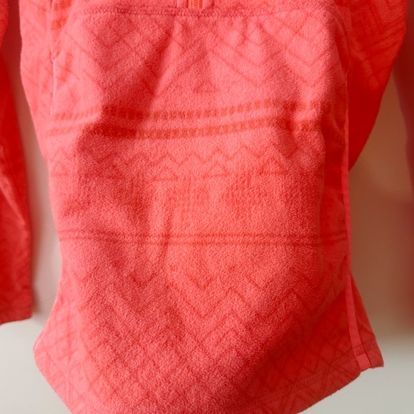 Roxy Cascade Fleece Neon Grapefruit half zip ski - Picture 6 of 10